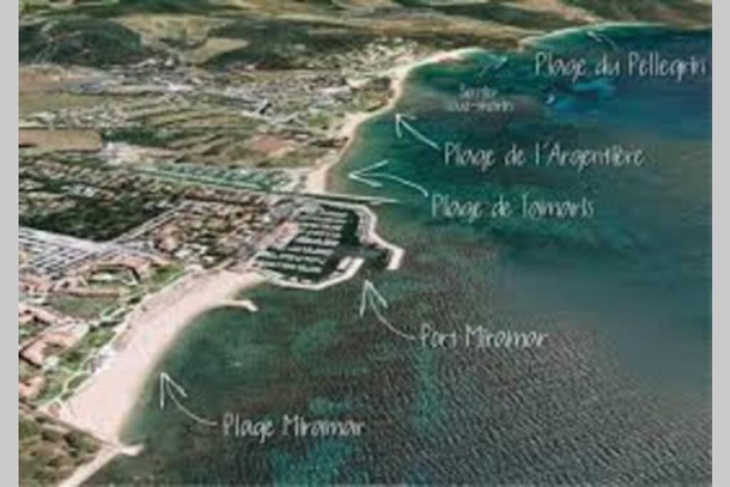 studio climatisé proche port et plages La Londe-les-Maures Exterior foto